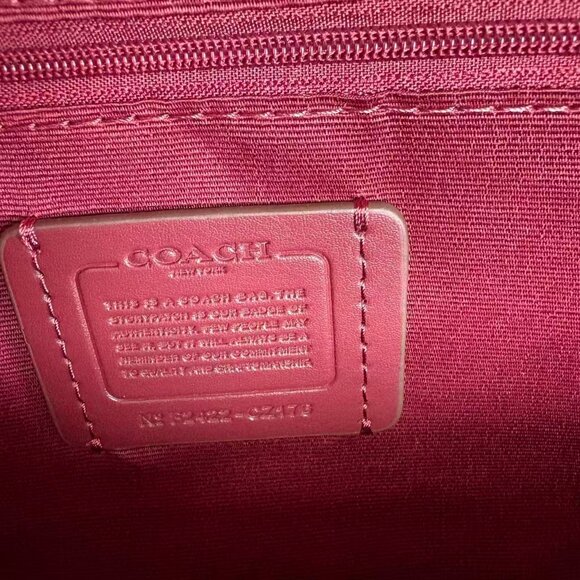 Coach Women's Leather Backpack Dimensions: 27 x 36 x 13 - Picture 9 of 9